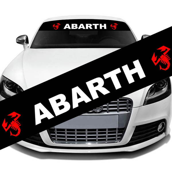 abarth windshield banner