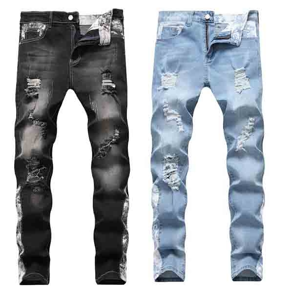 men calca jeans masculina biker jeans 