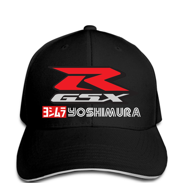 Baseball cap Suzuki GSXR Yoshimura Logo Motor Mens Black Hat Mens