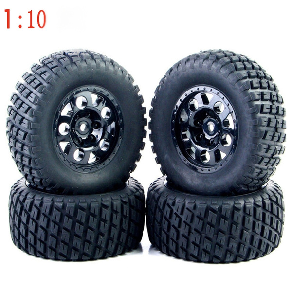 4pcs RC 1/10 Short Course Tire Tyre Set  SC Tire For TRAXXAS SlASH 29003+29506 