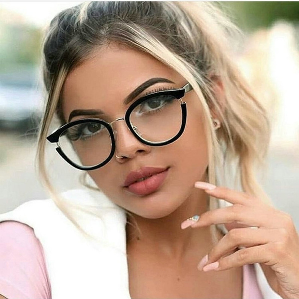 MINCL 2019 Hot Women Reading Glasses Retro Big Frame Cat Female