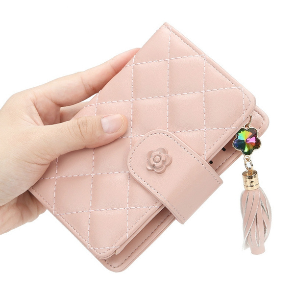 bifold zipper wallet women's