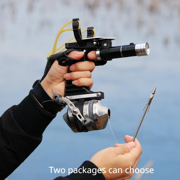 Hunting Slingshot High Precision Shooting Fish Arrow Spring High Speed  Slingshot Coach Slingshot Outdoor Laser Slingshot