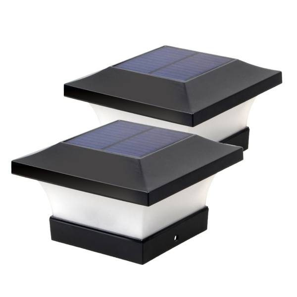 Solar Post Lights Outdoor Waterproof, Best Solar Deck Post Lights 4×4 White