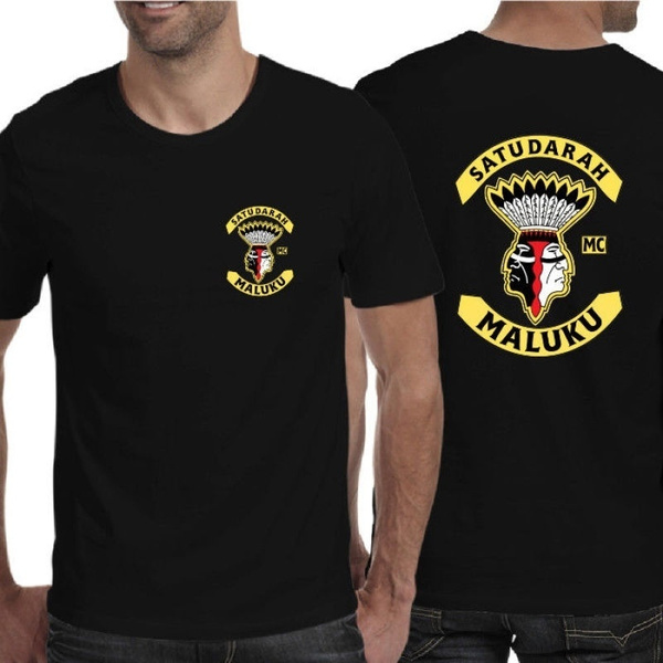 945 inleveren Concessie Satudarah Mc World Maluku Motorcycle Mens T-shirt Adult Mens Cool Printed T  Shirt | Wish