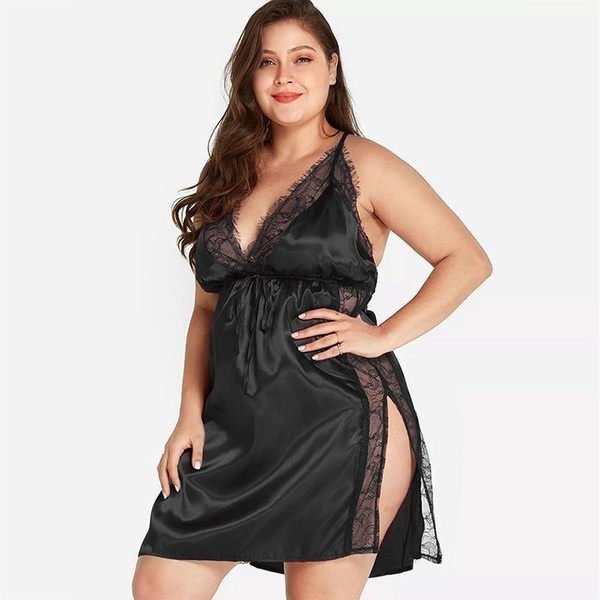 plus size lace pajamas