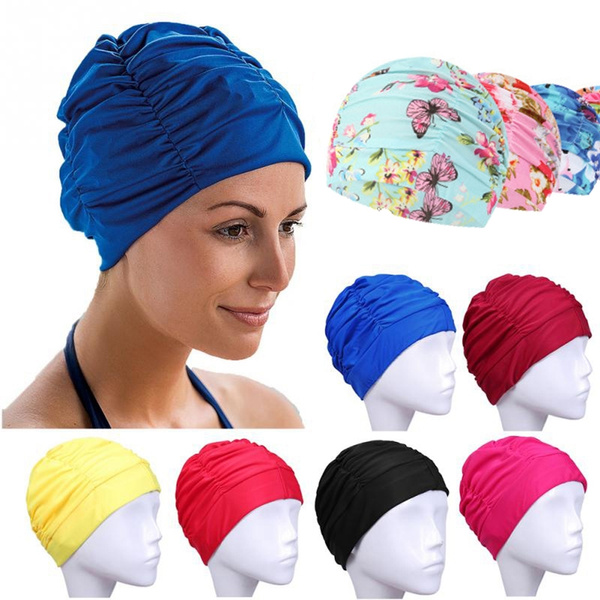 Swimming caps for long clearance hair