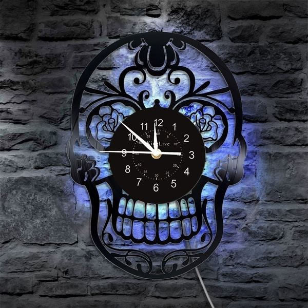 Details about   LED Vinyl Clock Goofy LED Wall Art Decor Clock Original Gift 6350 