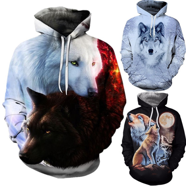 cool wolf sweatshirt