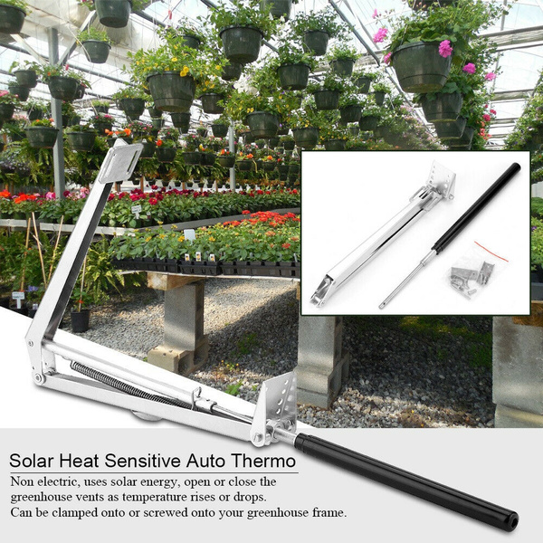 ALUMINUM Thermofor Nonelectric Solar Powered Automatic Greenhouse