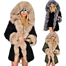 fur coat, Overcoat, Winter Coat Women, Outdoor