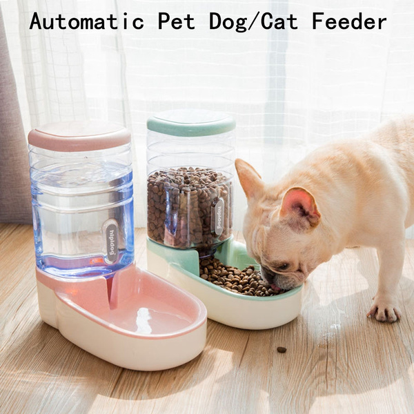 large dog food and water dispenser