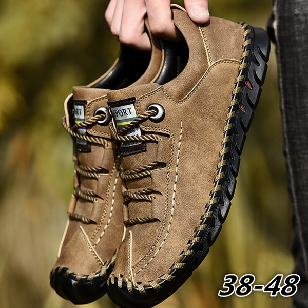 full grain leather casual shoes