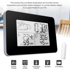 Outdoor, barometer, Clock, humiditymeter