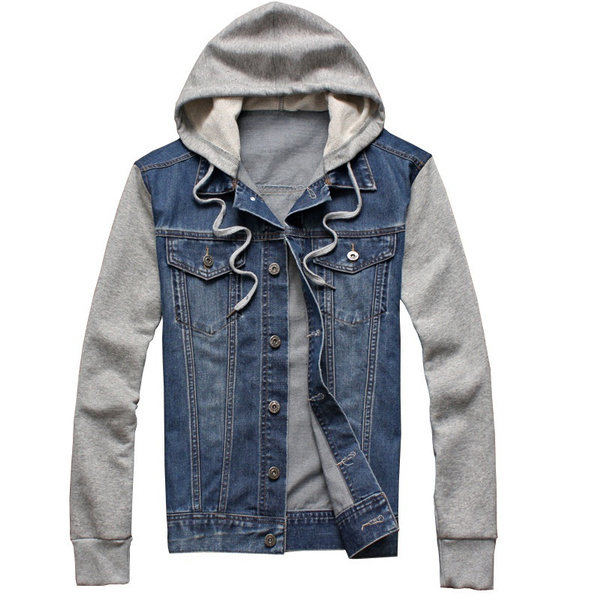 jean sweatshirt jacket
