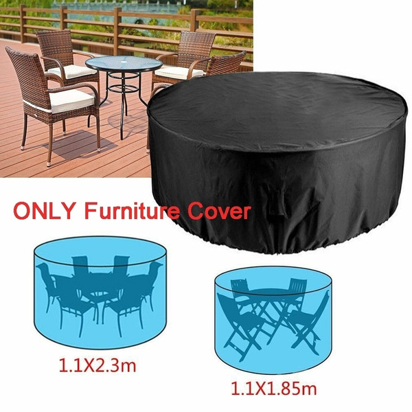 Large Round Waterproof Outdoor Garden, Round Garden Table Covers Uk
