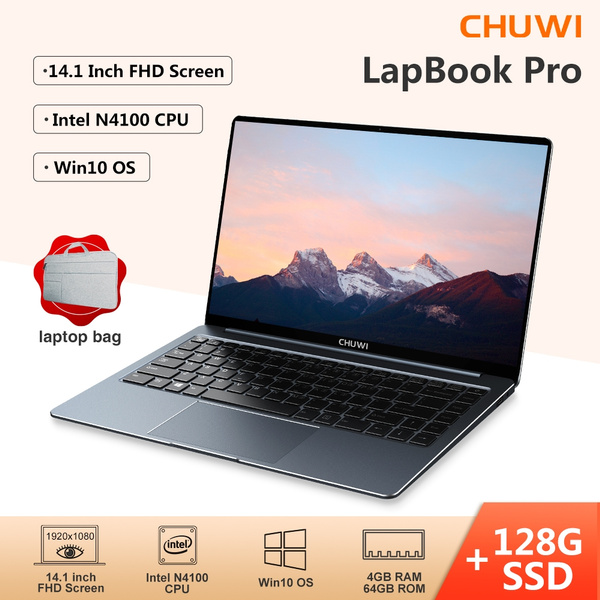 CHUWI Laptop 14.1 Inch LapBook Pro 2.4G/5G WIFI Win10 Intel N4100