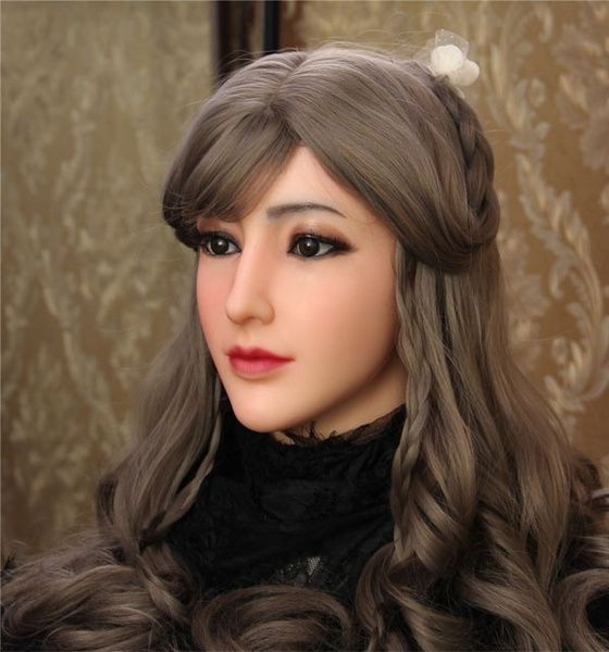 Silicone Female Mask Realistic Full Face Mask for Disguise Crossdresser  Cosplay