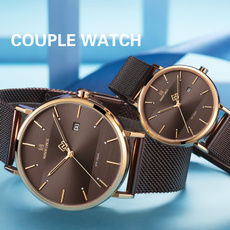 brown, quartz, simpledesignwatch, business watch