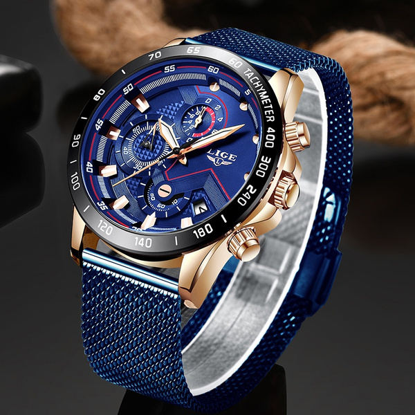 LIGE 10045 Submariner 30ATM Fashion Diver Watch - LIGE Watches