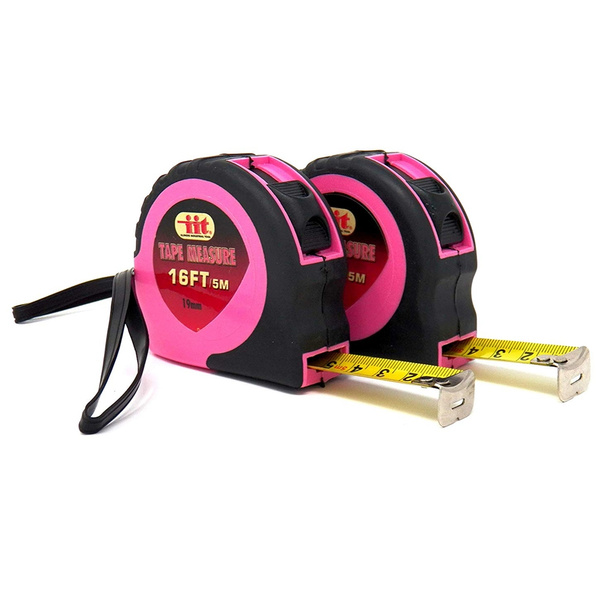 Pink Power 16ft Pink Tape Measure - Pink Measuring Tape Measure