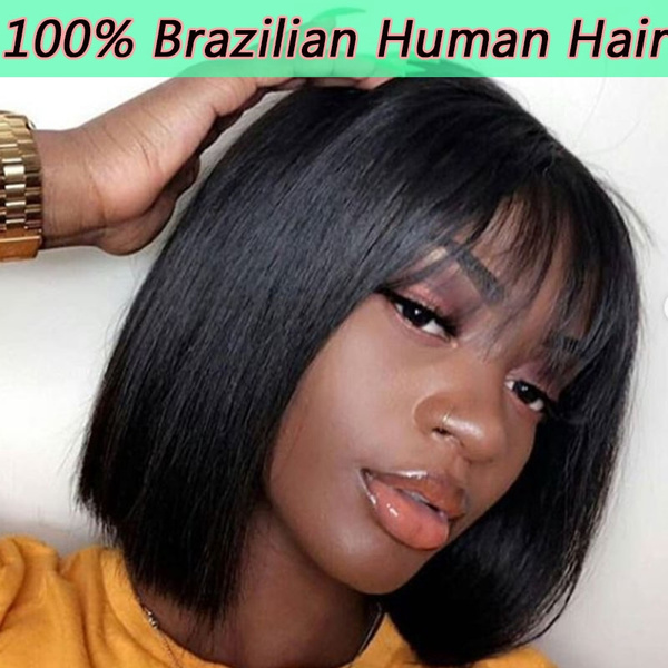 black wig shoulder length