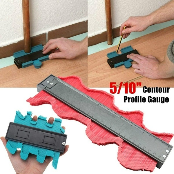 5/" Contour Gauge Shape Duplicator Profile Measuring Tool Woodworking Accessory