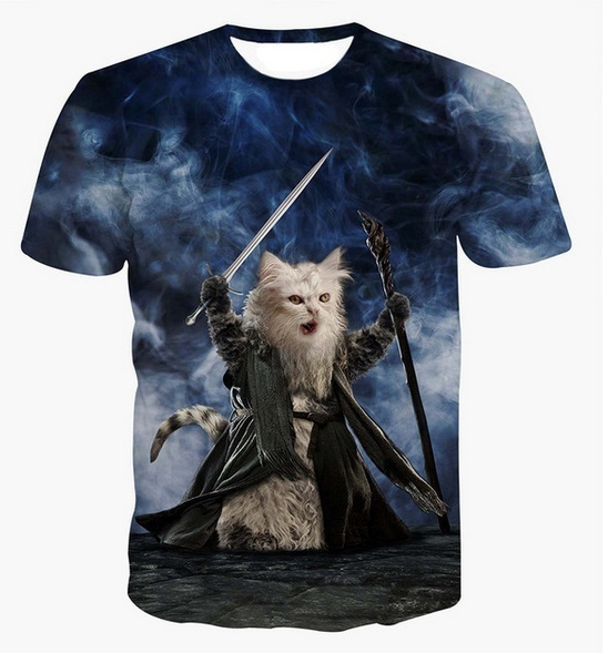 cat wizard shirt
