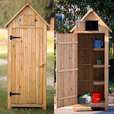 shed, Door, Garden, Wooden