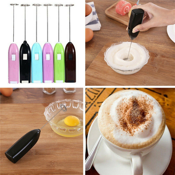 Handheld Electric Egg Beater Milk Frother Bubbler Coffee Blender Kitchen Tools