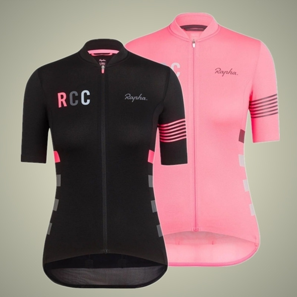 Rapha RCC Women's Classic Flyweight Jersey MTB Road Bike Cycling Jersey  Ropa Ciclismo Mujer HUA