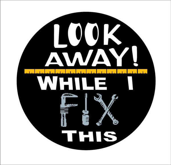 New Hot Look Away I Make Decals, Batch Hard Hat Vinyl Decal Car Helmet