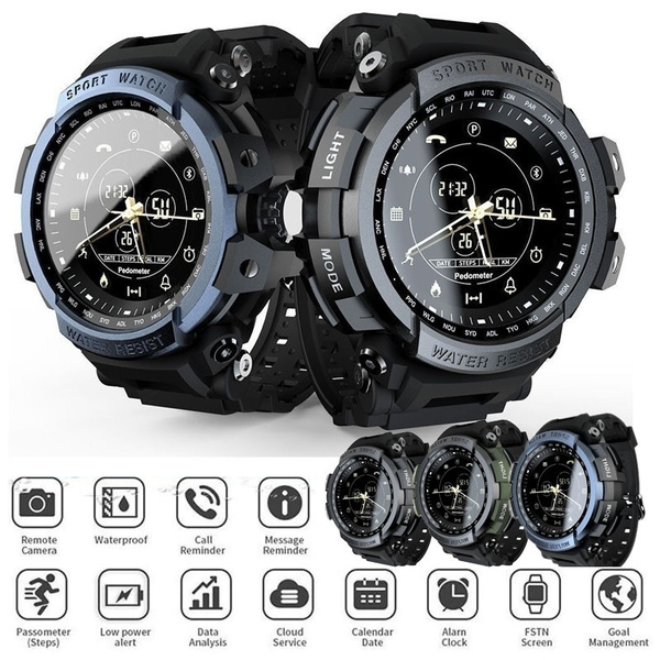 Nieuwe mannen sport smart watch 1.14inch scherm militair horloge waterdicht  horloge stappenteller calorieën alarm sport heren smartwatch voor android  ios iphone | Wish