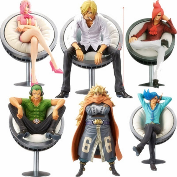 One Piece Vinsmoke Family Anime Figure Reiju Ichljl Niji Sanji Yonji Sofa Sitting Position Ver Cartoon Boxed Toy Figurine Wish