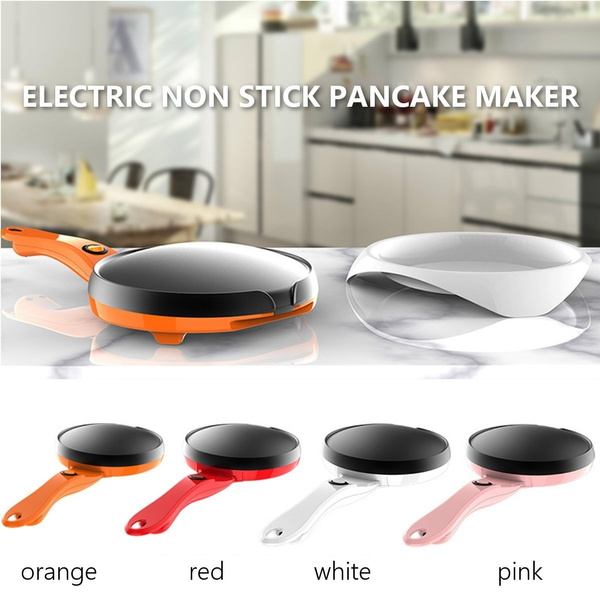 600W Electric Non Stick Crepe Maker Baking Pancake Pan Griddle Machine 110V 