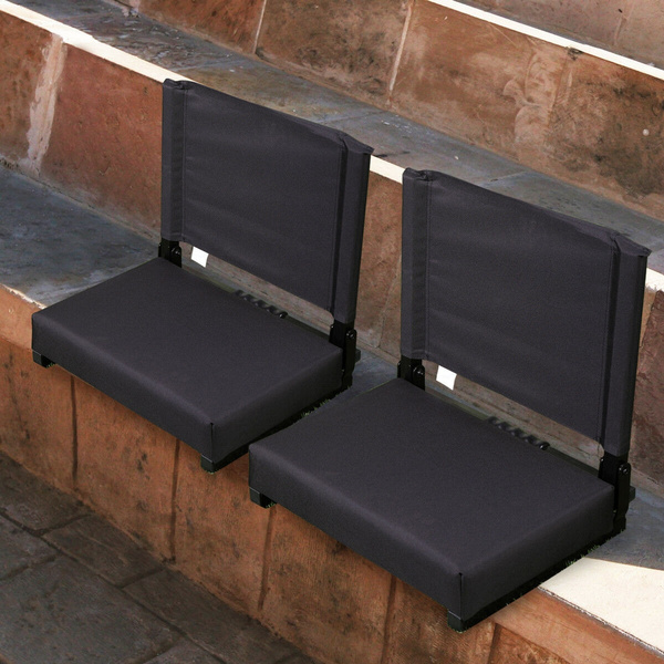 Folding Stadium Chair Bleacher Cushion Sport Grandstand Ultra-Padded Boat Seat