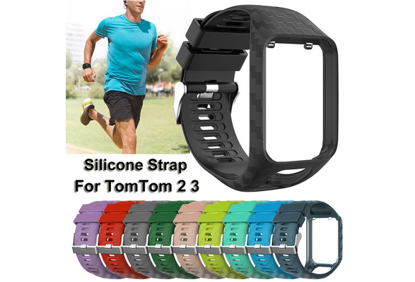 wetgeving Ook realiteit For TomTom Runner 2 3 Spark 3 Adventurer GPS Silicone Replacement Watch  Band Strap Replacement Strap Runner Music Cardio GPS Watch Band Watchband  Wristband Bracelet Silicone Belt Accessory | Wish