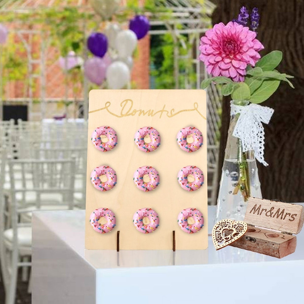 3PCS Donut Doughnut Stacker Birthday Party Wedding Favour Table Stands UK Mimu 