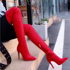 Knee High Boots, long boots, Woman Shoes, slim