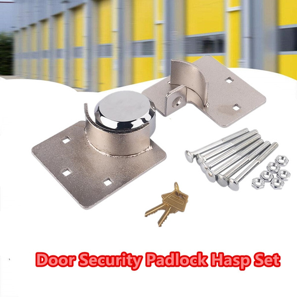 Heavy Duty /2 X Van Garage Shed Door Security Padlock Hasp Set Lock ...