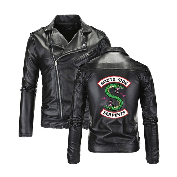 serpent leather jacket