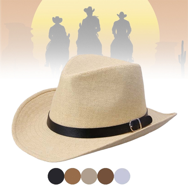 Fashion Cowboy Style Hats Summer Casual 