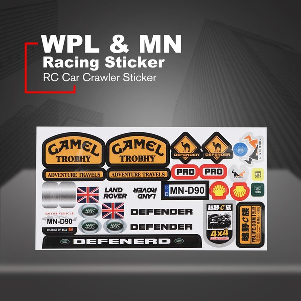rc crawler stickers
