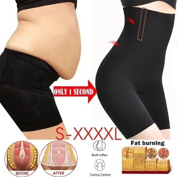Seamless High Waist Underpants Lose Weight Bodysuit Slimming Ladies Body  Shaper Fat Burning Tummy Control Shapewear