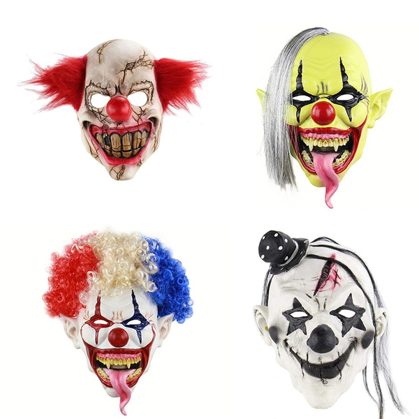 Adult Crazy Color Clown Costume