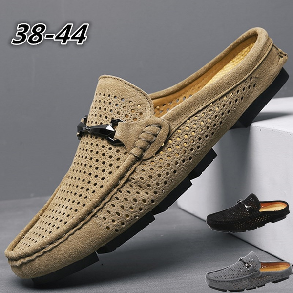 Mens open back on sale loafers