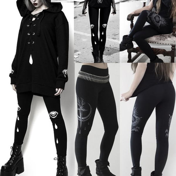 Goth yoga pants Clearance