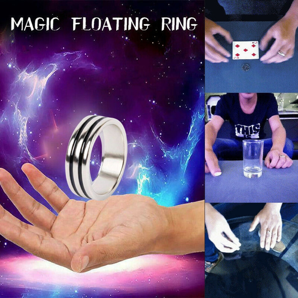 Magic Ring Tricks Play Ball Floating Effect of Invisible Magic Props 