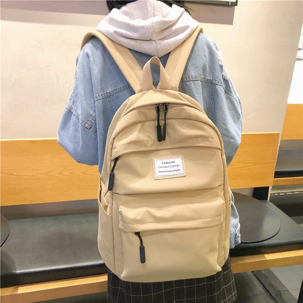 korean women backpack