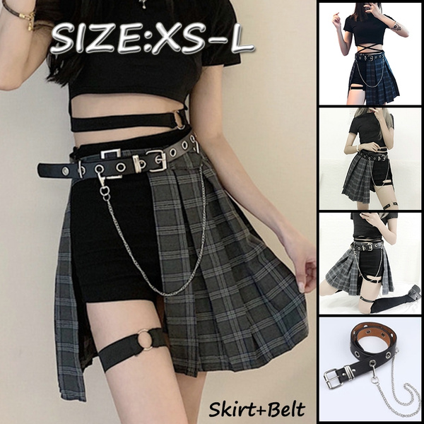 Tartan skirt 2025 with chain